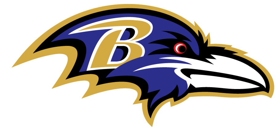 Baltimore Ravens logos iron-ons